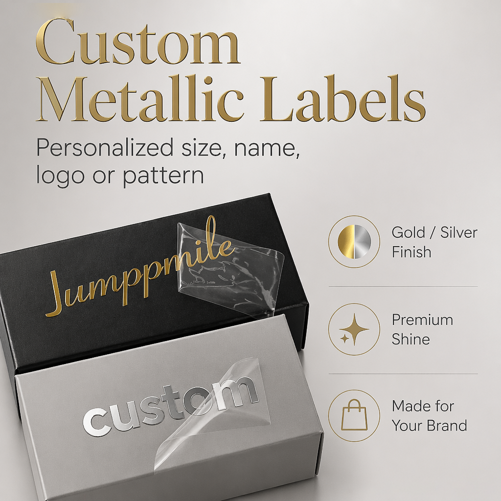 Custom Foil Transfer Stickers 1"-12" squar