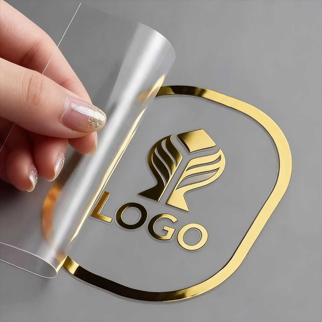 Custom Foil Transfer Stickers 1"-12" squar