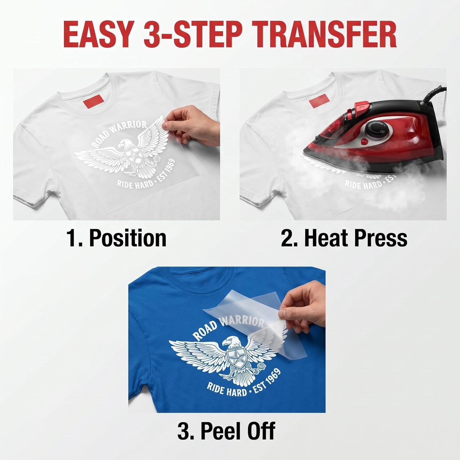 Custom Iron Heat Transfer Sticker for T-Shirt