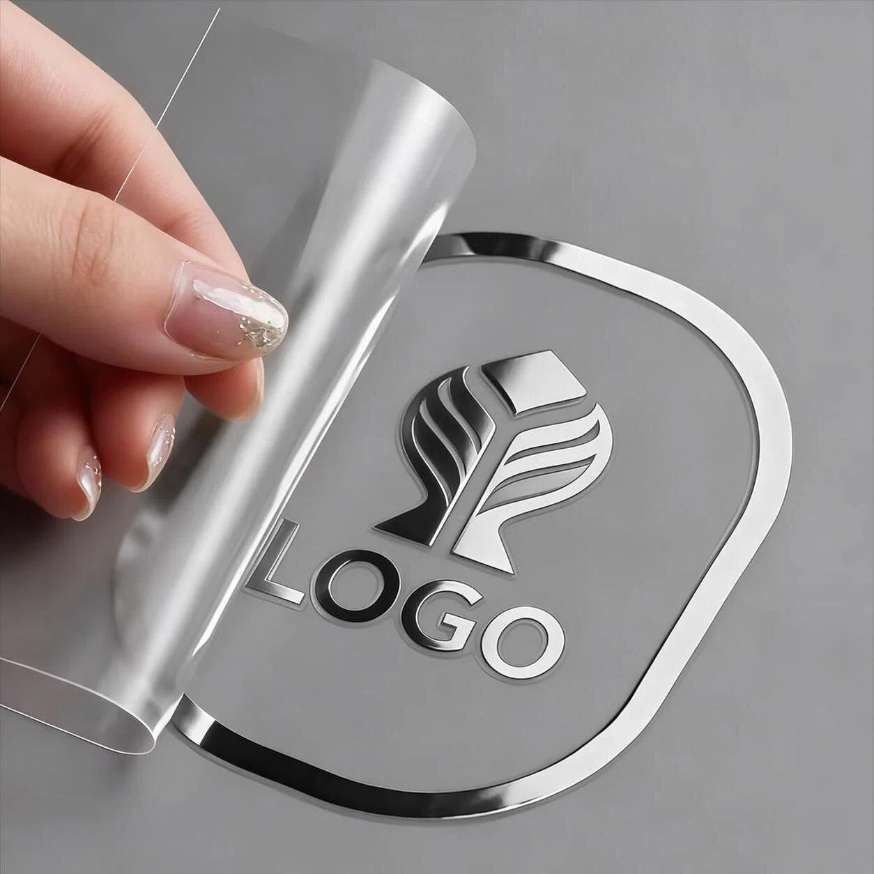 Custom Foil Transfer Stickers 1"-12" squar